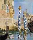 Edouard Manet Canvas Paintings - The Grand Canal Venice